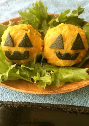 ハロウィン☆カボチャとベーコンのサラダ-レシピのメイン写真