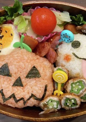 54キャラ弁　ハロウィン！！-レシピのメイン写真