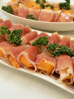 柿の生ハム巻き-レシピのメイン写真