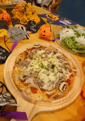 餃子の皮pizza パーティー-レシピのメイン写真