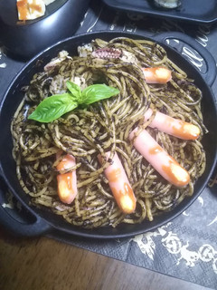 海苔の佃煮で!ハロウィンゾンビの指パスタ-レシピのメイン写真