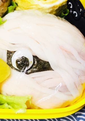 ハロウィン！包帯男おにぎり！キャラ弁-レシピのメイン写真