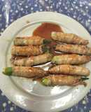 オクラの肉巻き（ポン酢照り焼き風）