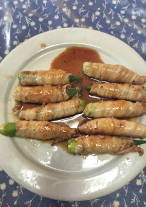 オクラの肉巻き（ポン酢照り焼き風）-レシピのメイン写真
