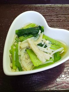えのきと小松菜のあっさり煮-レシピのメイン写真