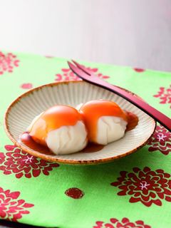 介護食 さっくりお餅のみたらし団子風-レシピのメイン写真