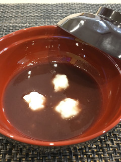 介護食 さっくりお餅のおしるこ-レシピのメイン写真