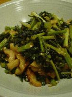 胡麻風味の大根菜炒め-レシピのメイン写真