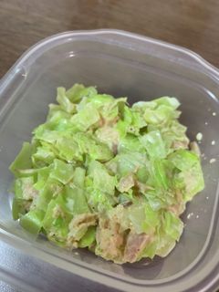 簡単早い!キャベツナのカレーマヨサラダ♪-レシピのメイン写真