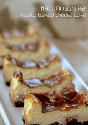 *ヘルシーベイクドチーズケーキ*-レシピのメイン写真