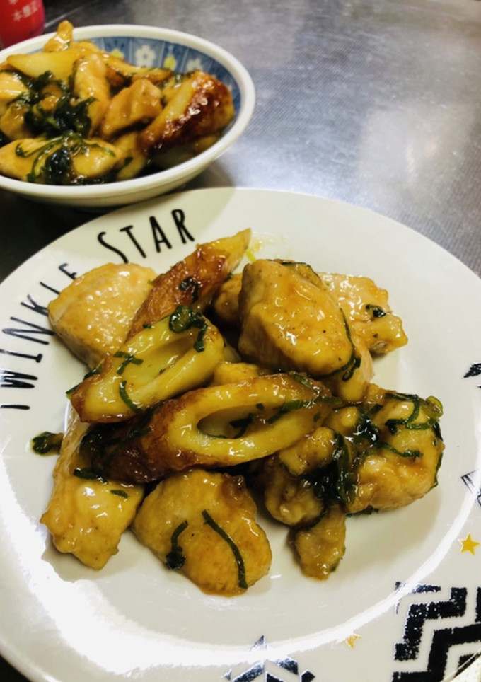 鶏胸肉とちくわの甘辛炒め-レシピのメイン写真