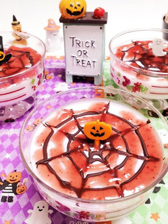 市販のババロアの素でハロウィン-レシピのメイン写真