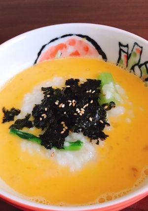 冷凍ご飯(新米)で時短!卵粥-レシピのメイン写真