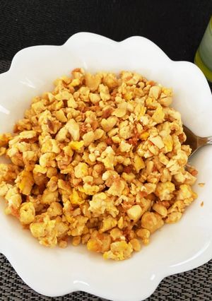 簡単！手抜き木綿豆腐チャーハン！低糖質！-レシピのメイン写真