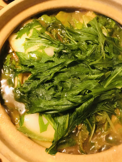 鍋の素●鮭切り身の味噌煮込み餅うどん鍋-レシピのメイン写真