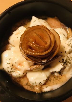 スライスリンゴのマーマレード＆ヨーグルト-レシピのメイン写真