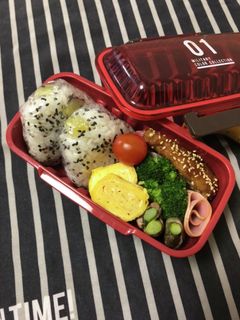 男子中学生弁当 手羽中甘辛焼き-レシピのメイン写真