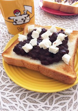 夫考案？我が家のあんクリチトースト-レシピのメイン写真