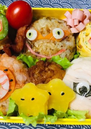 ハロウィン！キャラ弁！おにぎり！-レシピのメイン写真
