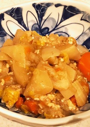 ホットクックでかぶの鶏ミンチあんかけ-レシピのメイン写真