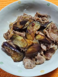 豚と茄子の甘辛炒め-レシピのメイン写真
