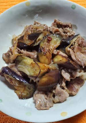 ​豚肉と茄子の生姜甘辛炒め-レシピのメイン写真