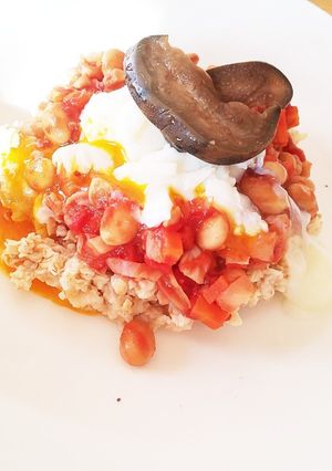 水煮大豆とオートミールのトマトリゾット風-レシピのメイン写真