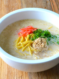 糖質制限!かま玉まろやか豚骨ラーメン-レシピのメイン写真