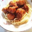 ミートボールのトマトソースパスタ