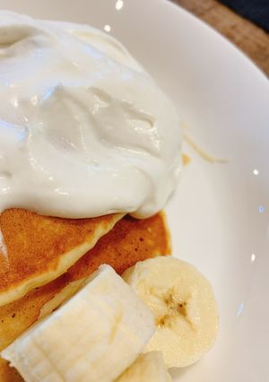 軽ーい!バナナパンケーキ-レシピのメイン写真