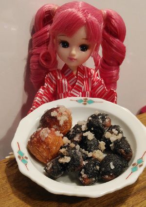 リカちゃん♡黒豆甘納豆といちじくかりん♪-レシピのメイン写真
