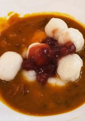 カボチャの、お汁粉-レシピのメイン写真