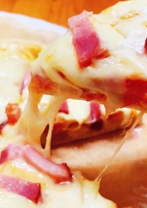発酵ナシで簡単！もっちもちピザ-レシピのメイン写真