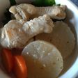 手羽もとと焼き大根の塩麹煮☆