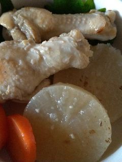 手羽もとと焼き大根の塩麹煮☆-レシピのメイン写真