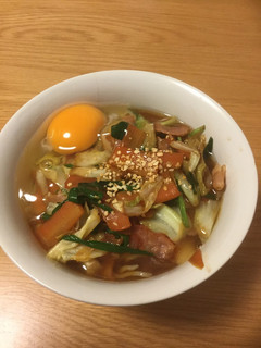 野菜炒め醤油ラーメン-レシピのメイン写真
