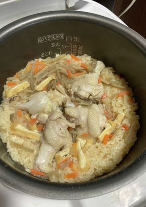 うどんつゆで炊き込みご飯-レシピのメイン写真