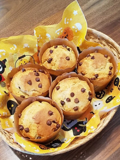 HMでチョコチップマフィン❃ 計量不要-レシピのメイン写真