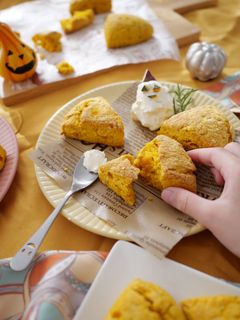 HMとトースターで作るかぼちゃのスコーン-レシピのメイン写真