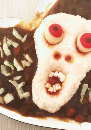 ハロウィンパーティーに★簡単ホラーカレー-レシピのメイン写真