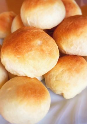 簡単♫安心♫手作り♫はちみつ丸パン-レシピのメイン写真