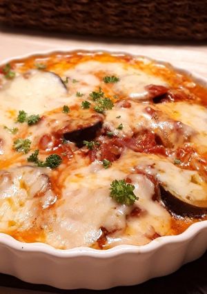 レンジで簡単&時短♪なすグラタン-レシピのメイン写真