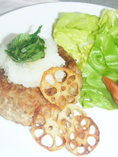 ポン酢で和風ハンバーグ。-レシピのメイン写真