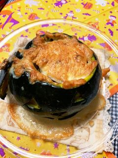 カボチャ丸ごとグラタン-レシピのメイン写真