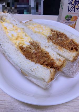 お弁当にも☆カレーたまごサンド-レシピのメイン写真