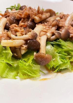 しめじとツナのホットサラダ-レシピのメイン写真