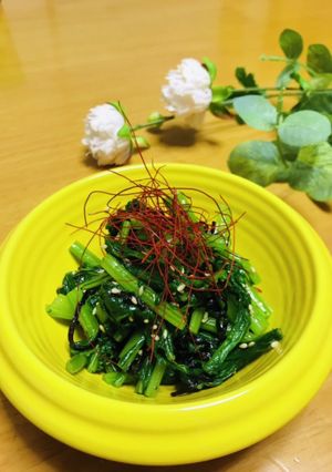 カブの葉のナムル風-レシピのメイン写真