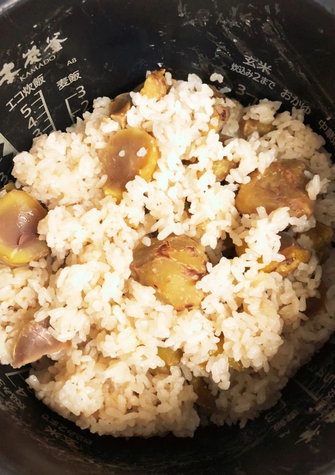 栗ごはん　栗は買ったら洗って冷蔵庫へ！-レシピのメイン写真