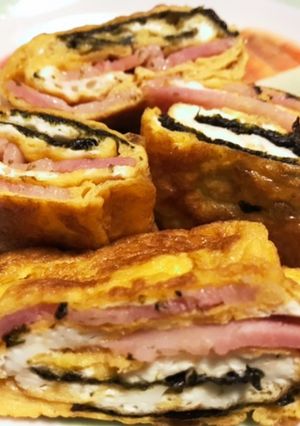 ベーコンと海苔の玉子焼き-レシピのメイン写真