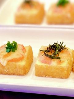 厚揚げ*明太子マヨチーズ焼き-レシピのメイン写真